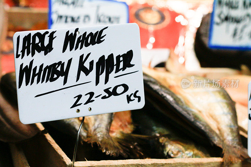 伦敦市集的Whitby Kipper